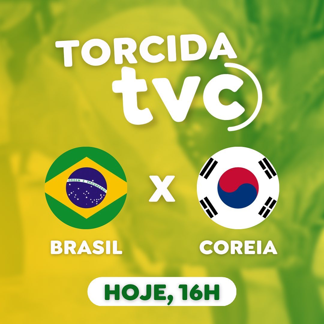 Hoje é dia! 🔥
Nossa seleção enfrenta a Coreia do Sul pelas oitavas de final da Copa do Mundo.
E ai, qual o seu palpite de placar? 💛💚
#copadomundo #rumoaohexa #tvcpanorama