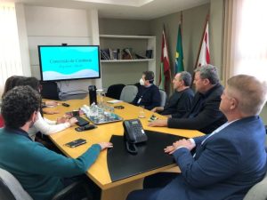 Reunião na Aresc trata sobre implantação do esgotamento sanitário