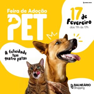 Balneário Shopping realiza feira de adoção neste sábado, em parceria com a ONG Viva Bicho