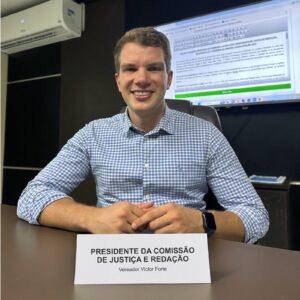 Vereador Victor Forte (PL) assume mais uma Presidência de Comissão na Câmara de Balneário Camboriú