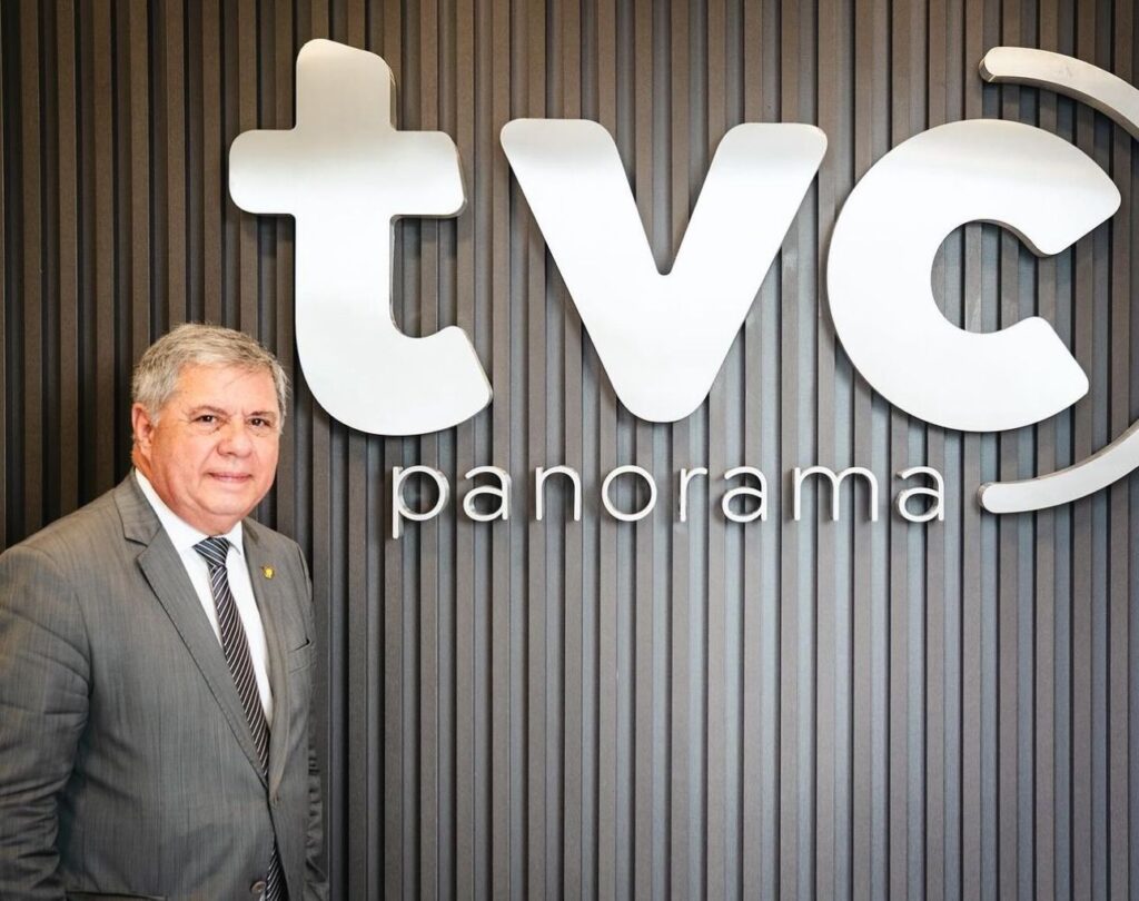Deputado Estadual de SC e ex-apresentador Mário Motta visita a TVC Panorama