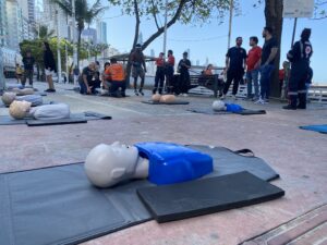 RCP Day em Balneário Camboriú ensinou técnicas que podem salvar vidas