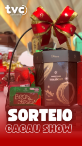 Programa Muito Mais com Faby Smania sorteia cesta da Cacau Show