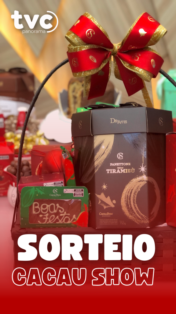 Programa Muito Mais com Faby Smania sorteia cesta da Cacau Show