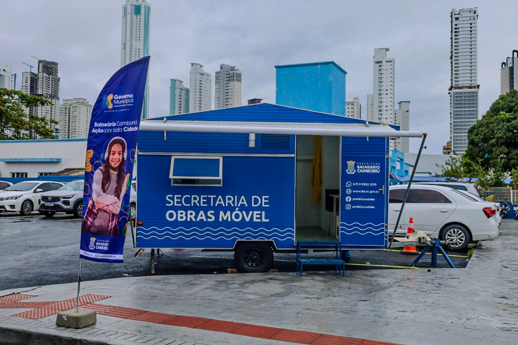 Secretaria de Obras Móvel de BC está na Região Sul