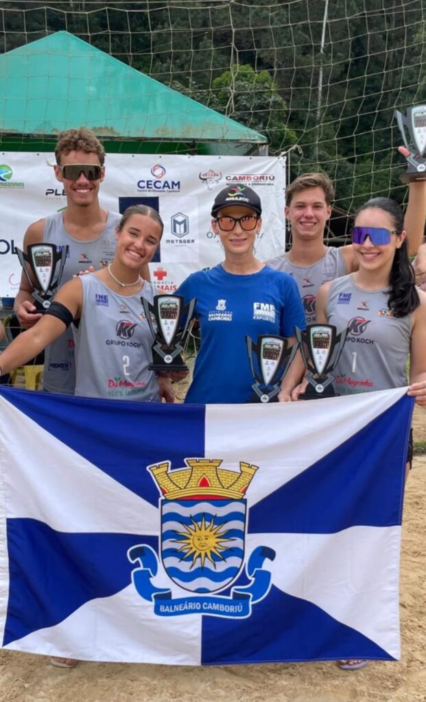 Balneário Camboriú é  campeão da 3ª Etapa do Circuito Catarinense de Volêi de Praia Sub-21