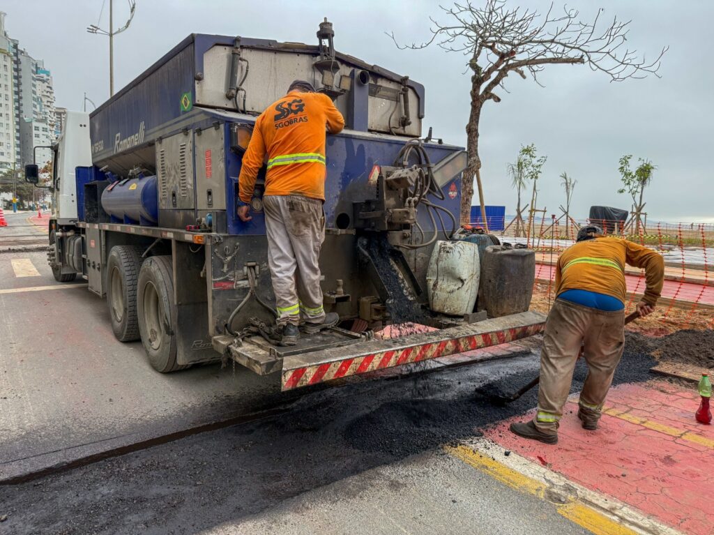 Prefeitura inicia operação tapa-buraco em Balneário Camboriú